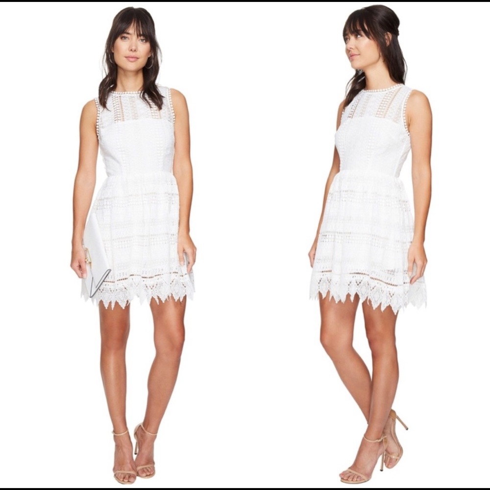 BB Dakota white Elissa Lace Dress size 0
